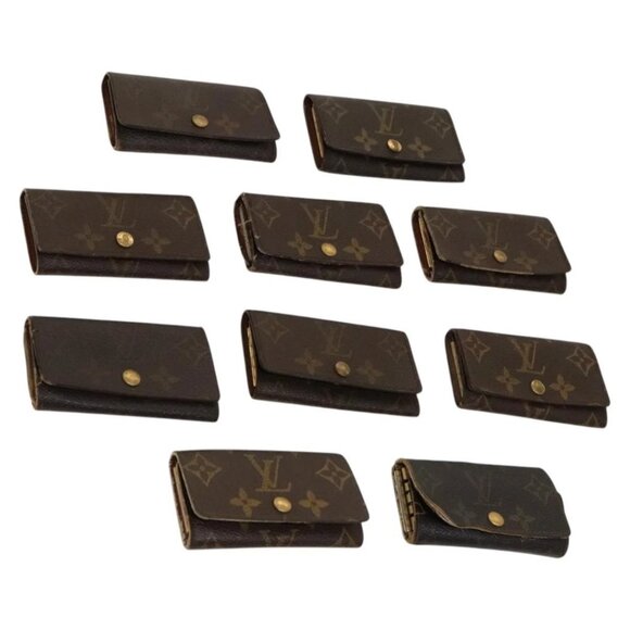 LOUIS VUITTON Monogram Key Case 10set LV Auth CB066 - Picture 1 of 16